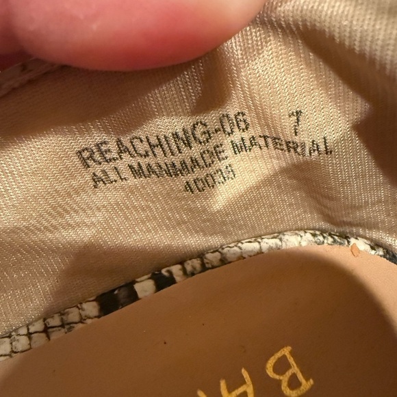 Bamboo Loafer Natural Reptile Print Size 7 - Picture 4 of 4